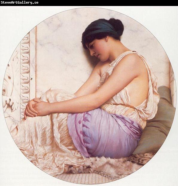 John William Godward A Grecian Girl